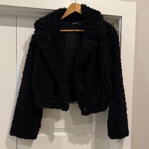 Black Sherpa Jacket